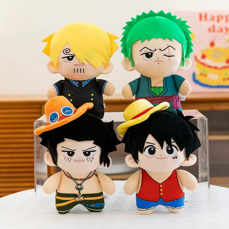 Kids Toys Young - Anime 23cm Peluş oyuncaklar Luffy Zoro