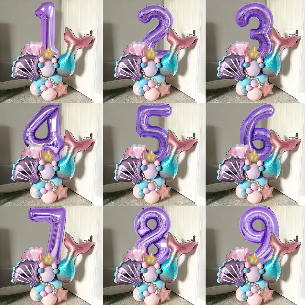 Water Balloon Set - 24 adet 1-9. Doğum Günü Denizkızı