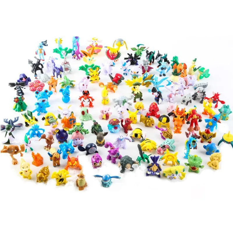 Kids Toys Young - 2-3 CM Pokemon Anime Figürü Pikachu