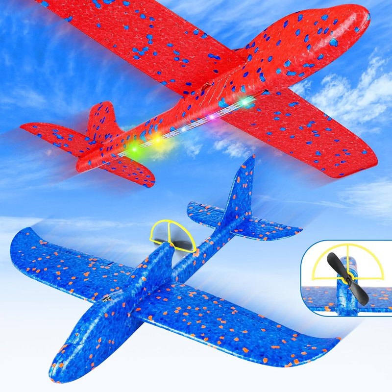 Kids Toys Review - Elektrikli Köpük Uçak Planör El Atmak