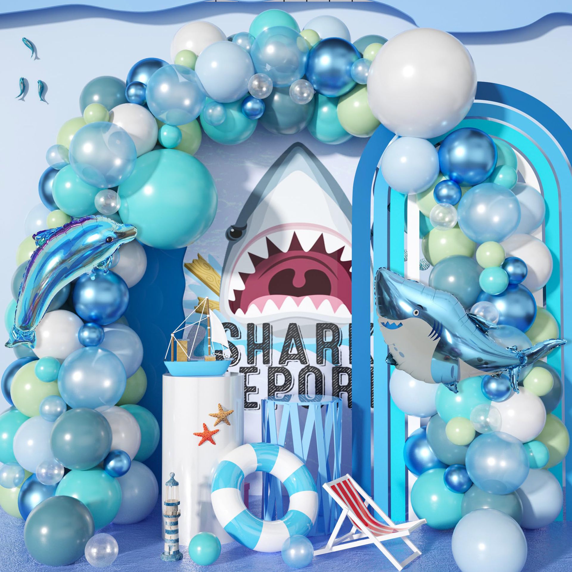 Water Balloon Set - 101 Adet Bir Set Okyanus Temalı