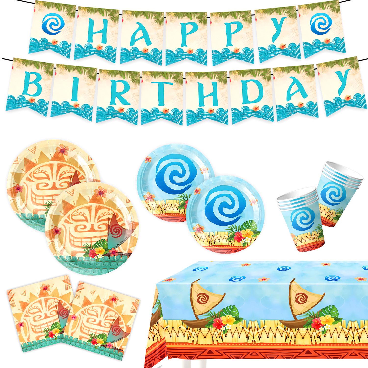 Water Balloon Set - 52 adet Okyanus Romantizm Temalı Parti