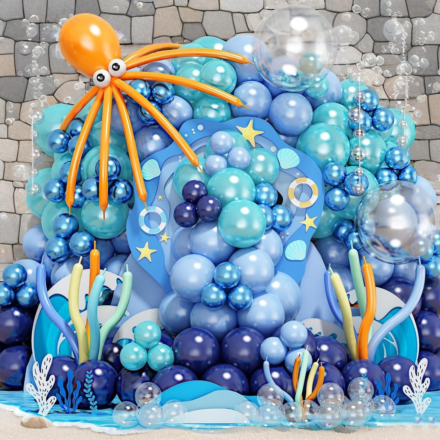 Water Balloon Set - Okyanus Temalı Balon Kemeri Seti Sualtı