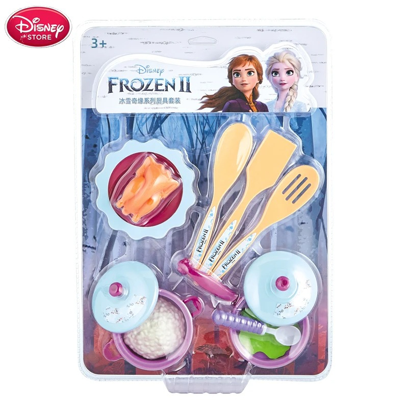 Kids Toys Kitchen - Frozen 2 Mutfak Oyuncak Yiyecekleri Tencere