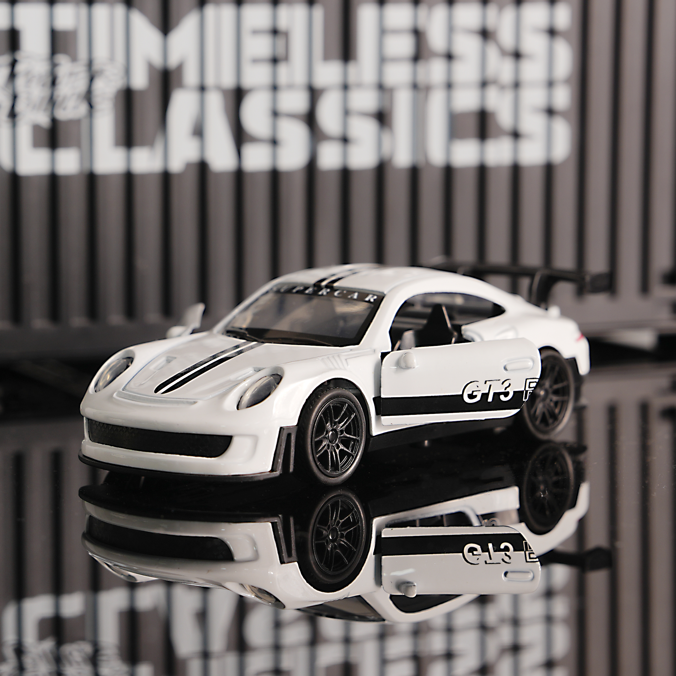Kids Toys Young - 1:32 Ölçekli Beyaz Gt3 Rs Alaşımlı