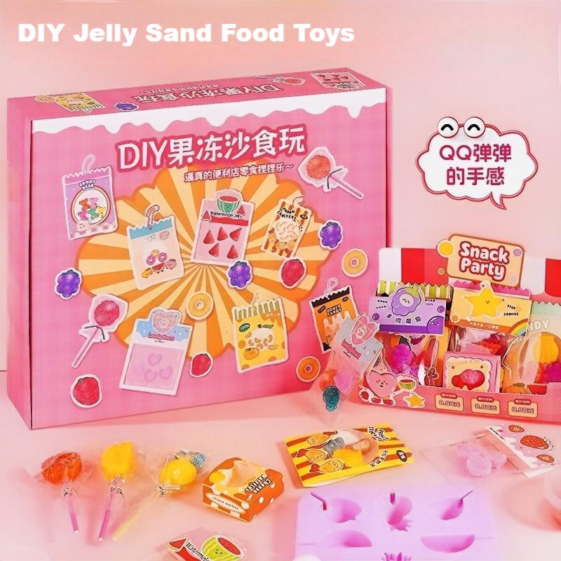 Kids Toys Kitchen - Kendin Yap Minyatür Yiyecek Oyuncak Seti