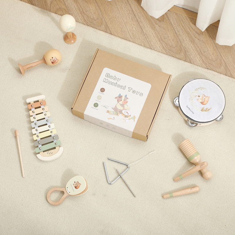 Kids Toys Xylophone - Bebek Müzik Oyuncakları Marakas Davul Ksilofon