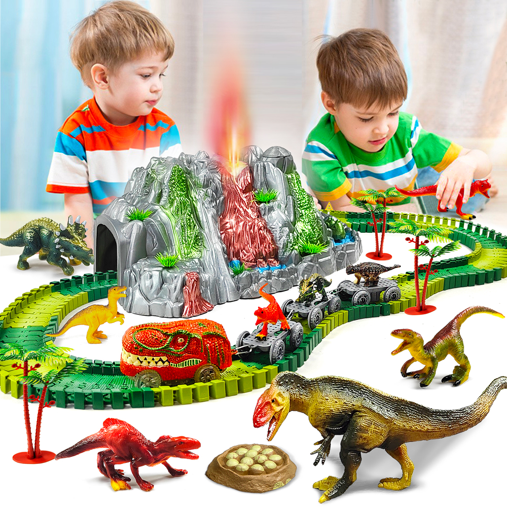 Volcano Experiment Kit - Çocuklar için Dinozor Oyuncaklar Sis gagalı