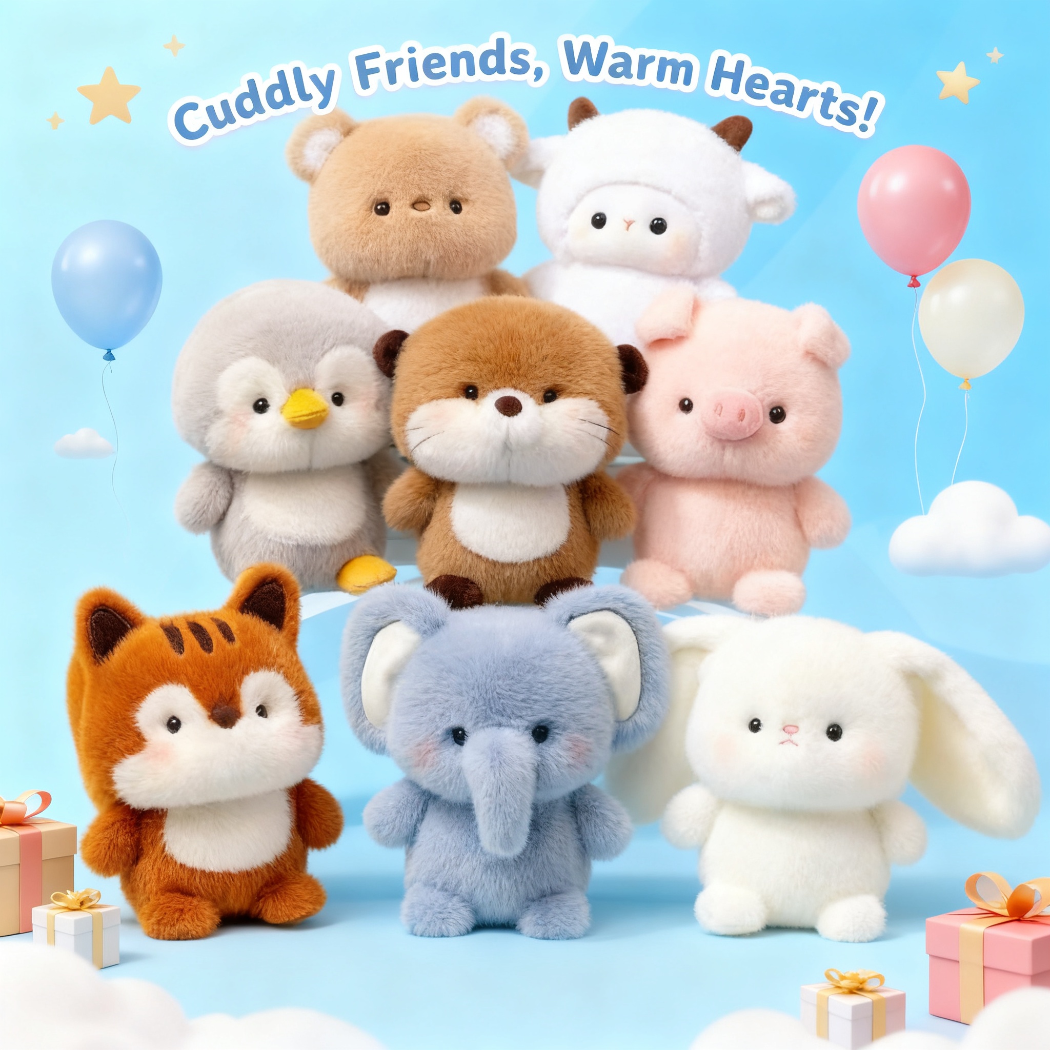 Kids Toys Young - 16 cm Sevimli Kapibara Fil Peluş
