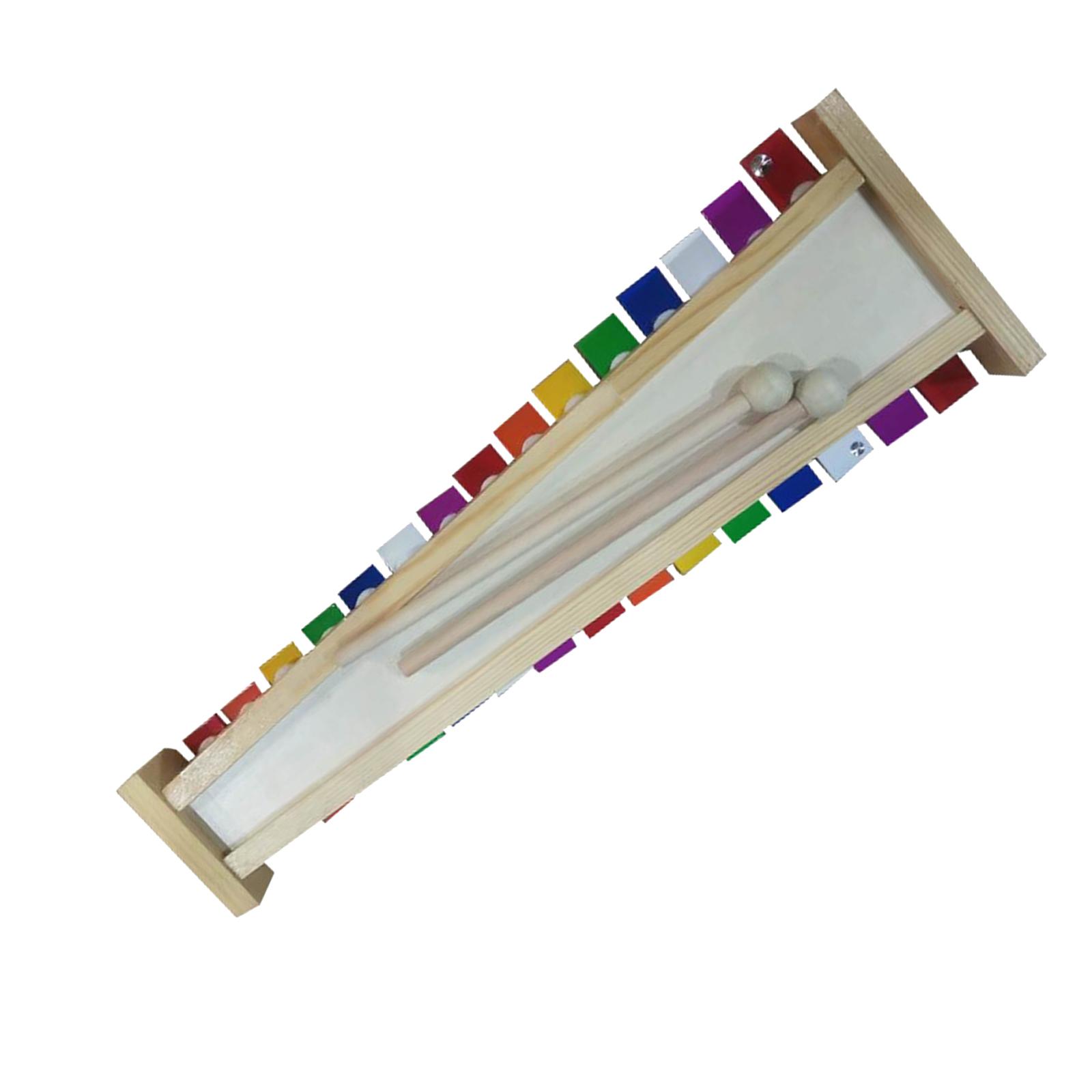 Kids Toys Xylophone - 15 ölçekli ksilofon çan el perküsyon