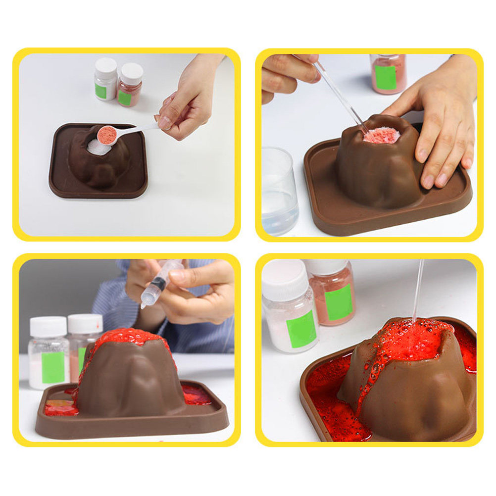 10 Parça Volkan Kalıbı Volkani - Volcano Experiment Kit incelemesi ve fiyatı