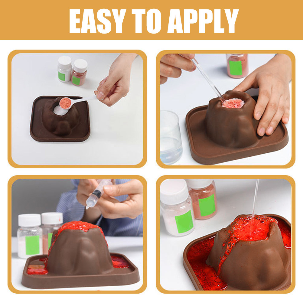 6 Parçalı Volkan Bilim Modelle - Volcano Experiment Kit incelemesi ve fiyatı