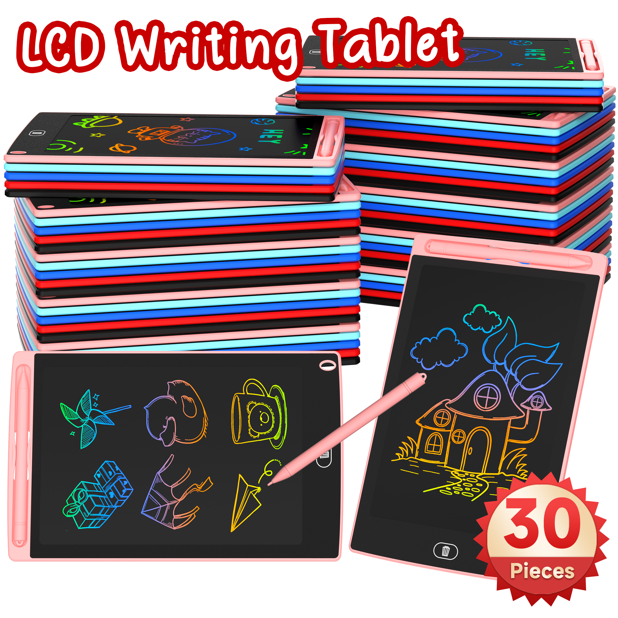 30 adet 8.5 Inç LCD Çizim Tabl - Learning Tablet Kids incelemesi ve fiyatı