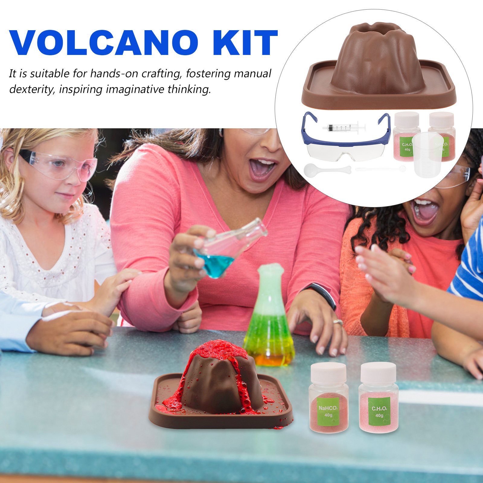 1 Set Volkan Patlamaları Deney - Volcano Experiment Kit incelemesi ve fiyatı