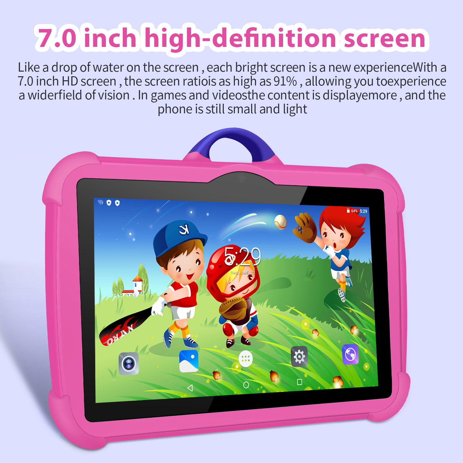 Yeni Karikatür Desen Çocuk Tab - Learning Tablet Kids incelemesi ve fiyatı
