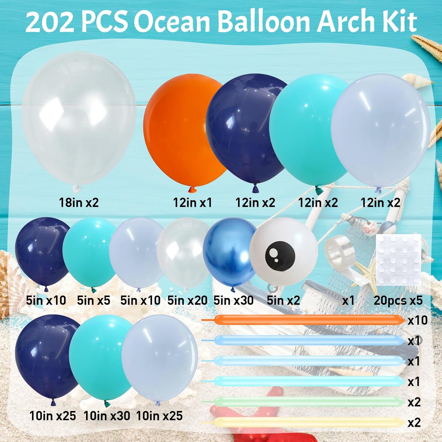 Okyanus Temalı Balon Kemeri Se - Water Balloon Set incelemesi ve fiyatı