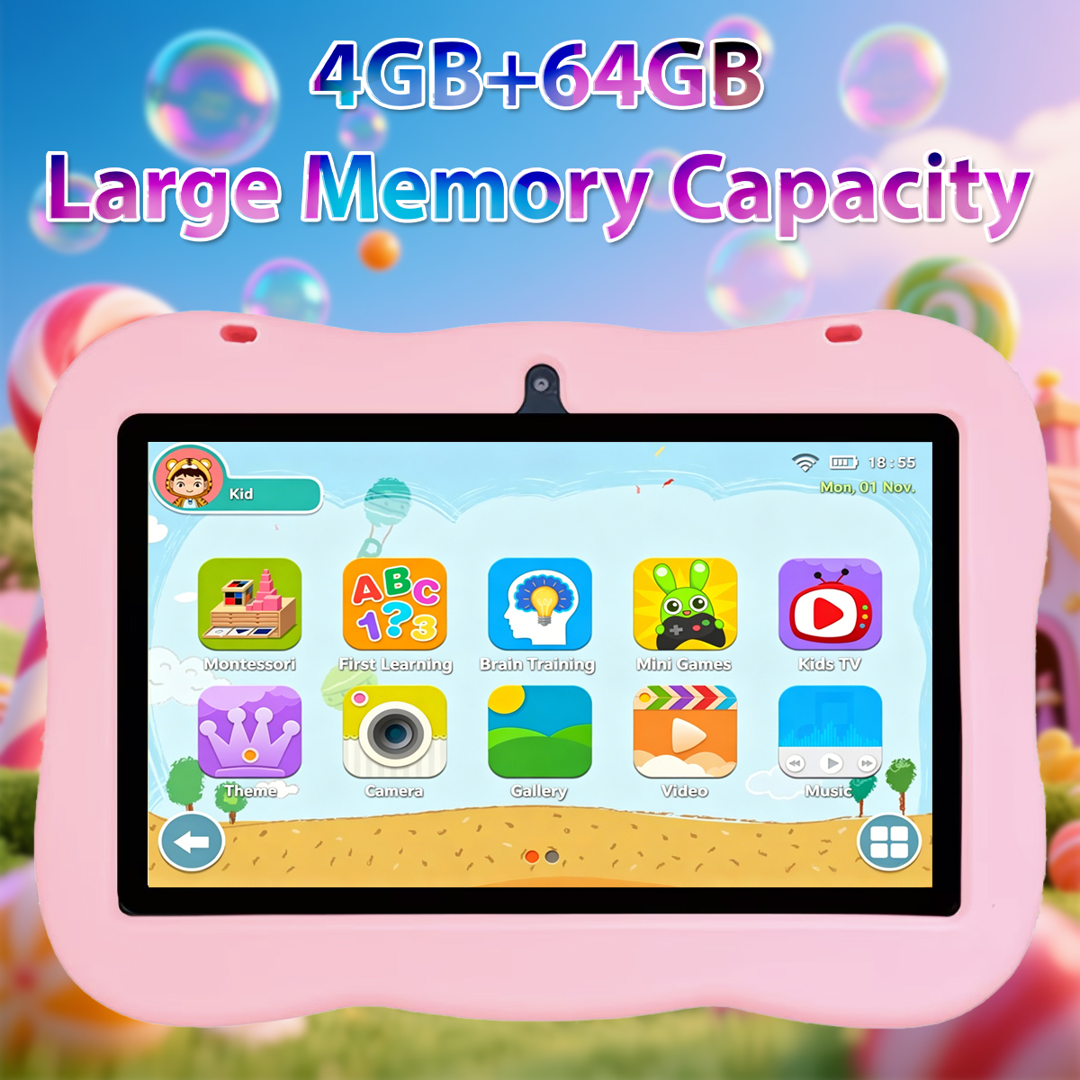 2026 Yeni 7 İnç Çizgi Film Des - Learning Tablet Kids incelemesi ve fiyatı