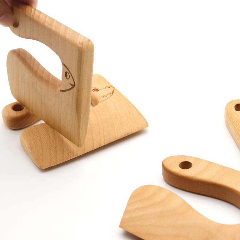 Ahşap çocuklar bıçak pişirme o - Kids Toys Kitchen incelemesi ve fiyatı