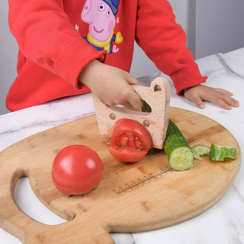 Ahşap çocuklar bıçak pişirme o - Kids Toys Kitchen incelemesi ve fiyatı
