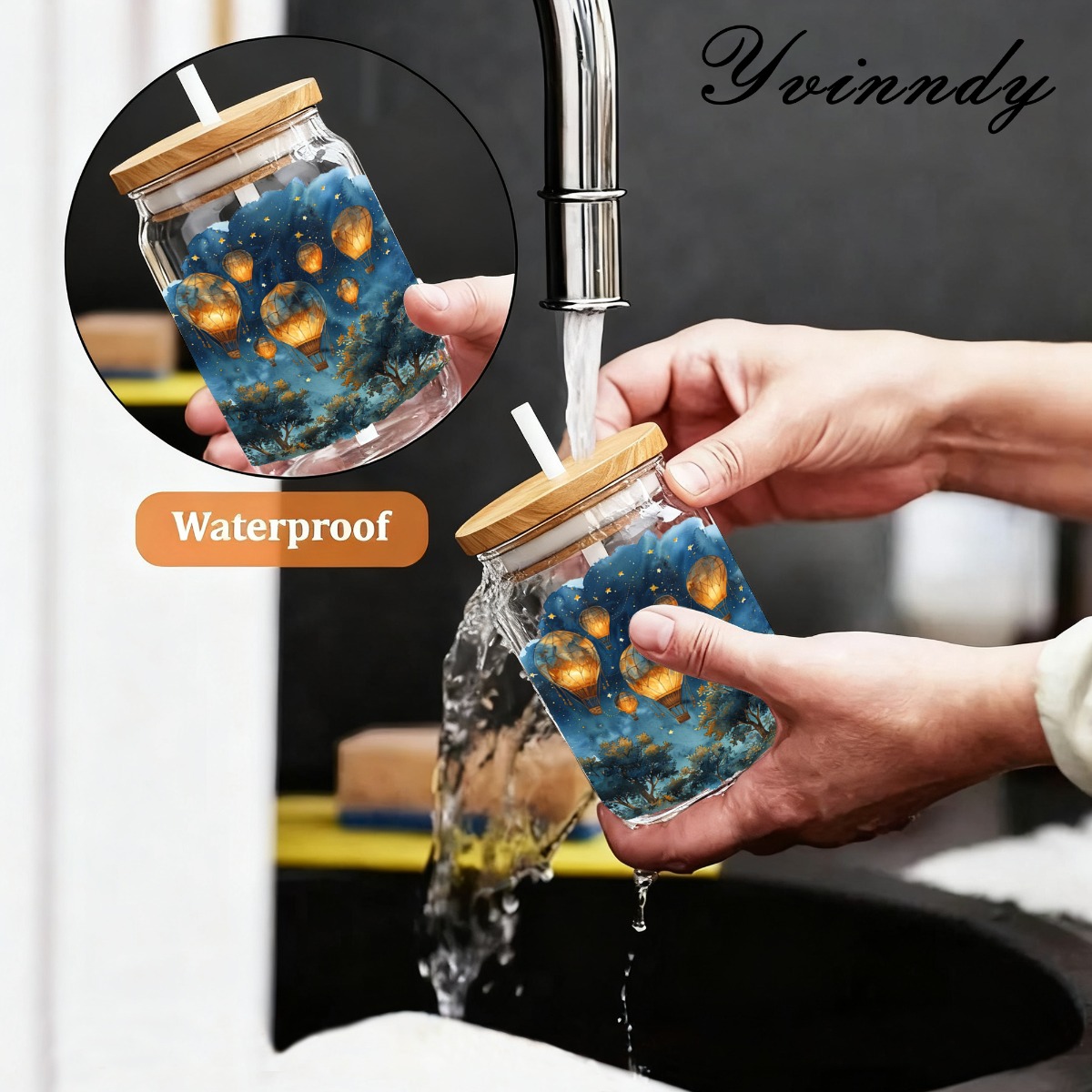 5'li Paket 16OZ UV DTF DIY Tra - Water Balloon Set incelemesi ve fiyatı
