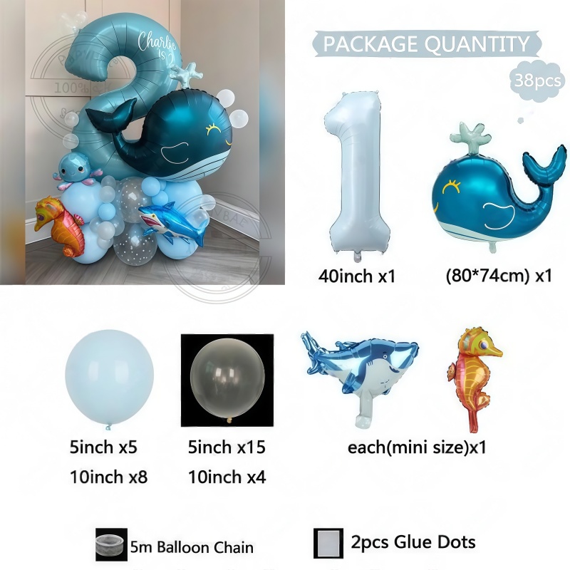 38 Adet Okyanus Hayvan Temalı  - Water Balloon Set incelemesi ve fiyatı