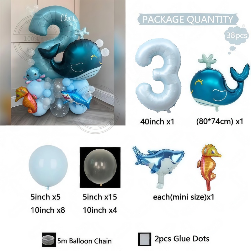38 Adet Okyanus Hayvan Temalı  - Water Balloon Set incelemesi ve fiyatı