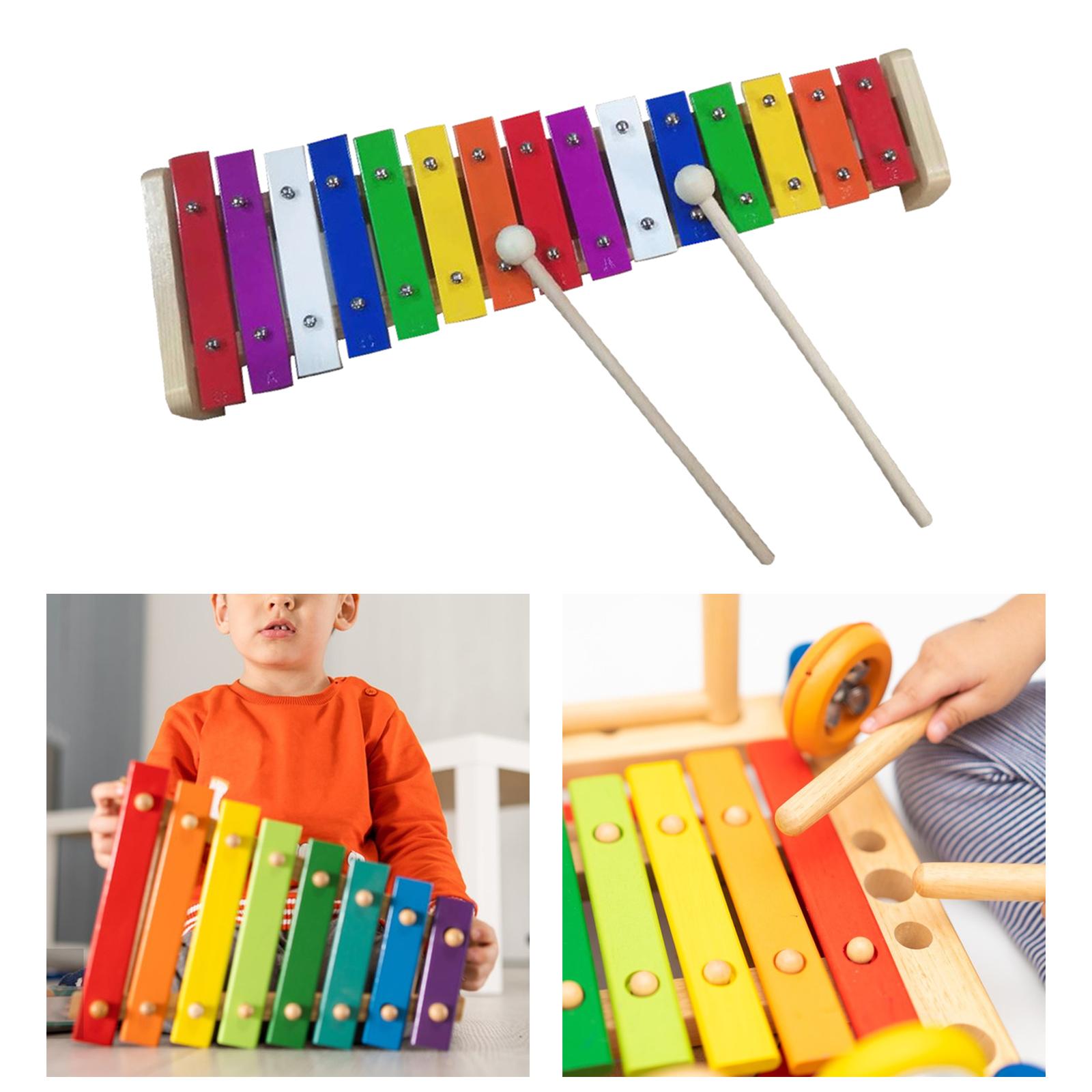 15 ölçekli ksilofon çan el per - Kids Toys Xylophone incelemesi ve fiyatı