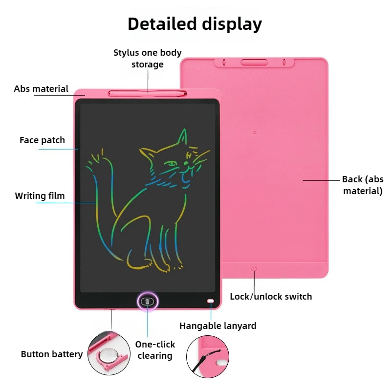 16/20 inç LCD çizim tahtasında - Learning Tablet Kids incelemesi ve fiyatı